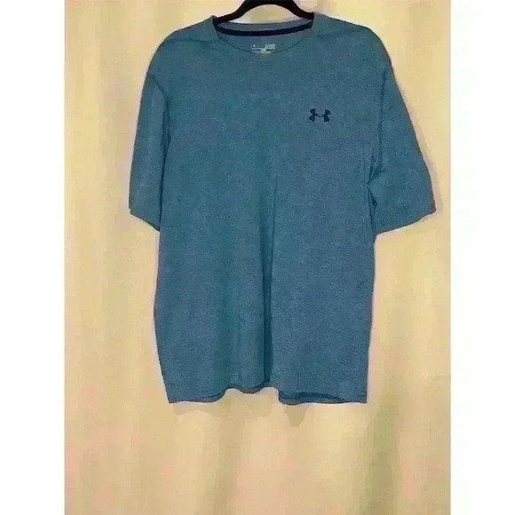 Under Armour Other - Under Armour Men's XL Blue Threadborne HeatGear T-Shirt Short Sleeve